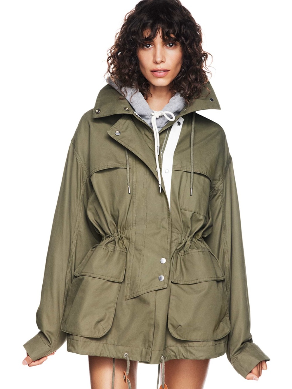 🔥NWT GAP x VICTORIA BECKHAM Parka Jacket (SURPLUS) Size XXS/XS 📦